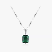 Colar prata 925 Íris Verde
