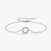 Bracelete Moissanite Orbe