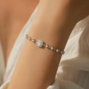 Bracelete Moissanite Noir