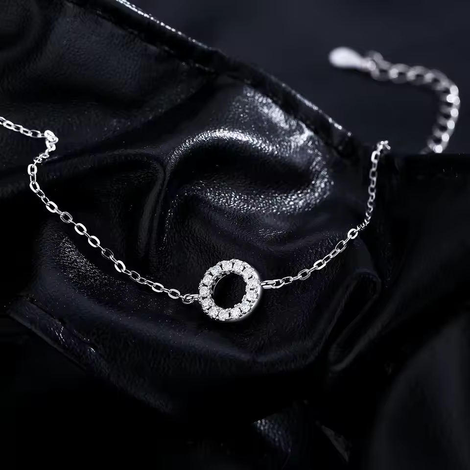 Bracelete Moissanite Orbe