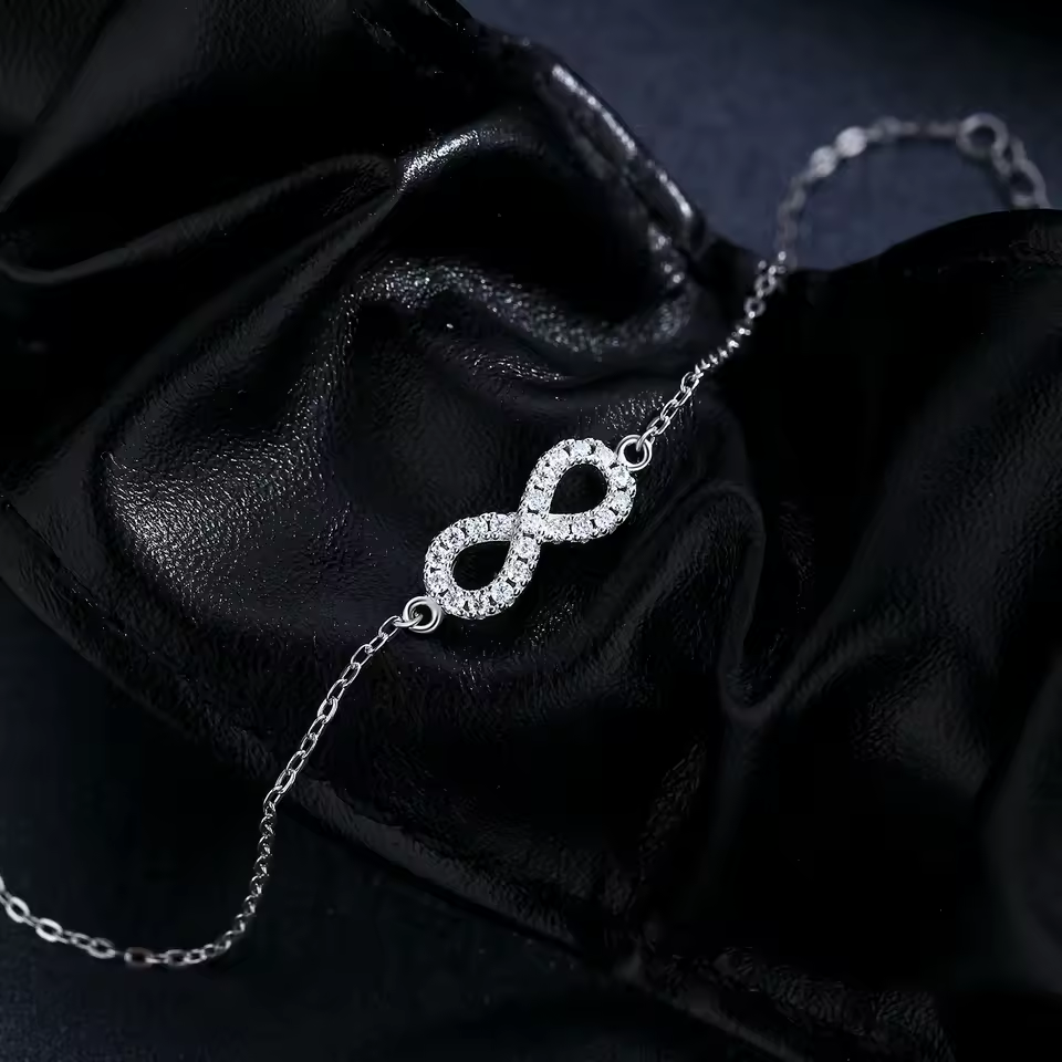 Bracelete Moissanite Infinit