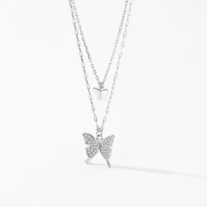 Colar prata 925 Aurora Borboleta