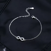 Bracelete Moissanite Infinit