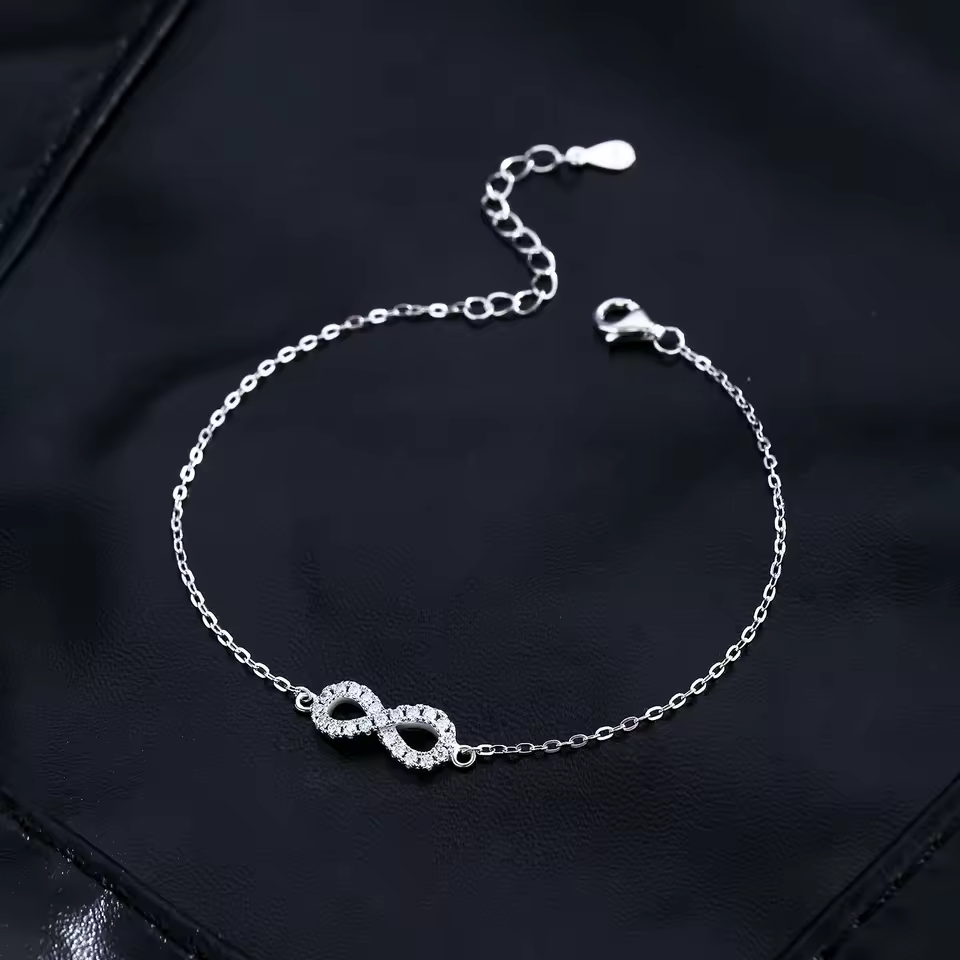 Bracelete Moissanite Infinit