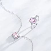 Colar prata 925 Íris Rosé