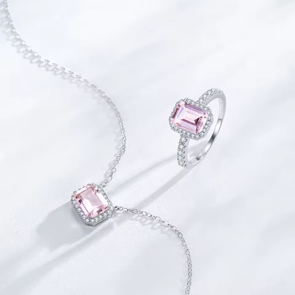 Colar prata 925 Íris Rosé